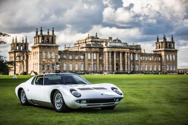 La Miura di Dallara restaurata dal Polo Storico conquista il Salon Privé nel Regno Unito