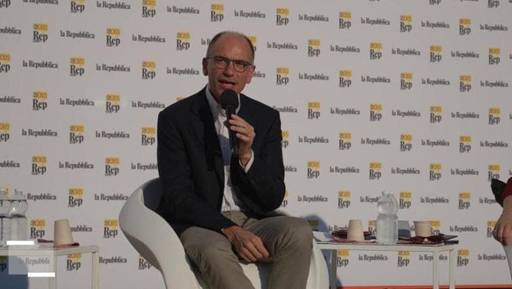 Rep Idee 2021 - Enrico Letta: "Rivedere norma licenziamenti se andazzo è quello di Gkn. Serve Schengen migrazioni" 