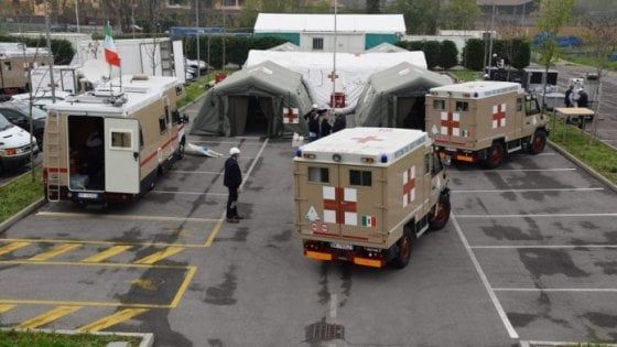 Coronavirus, a Bergamo arriva l'ospedale degli alpini