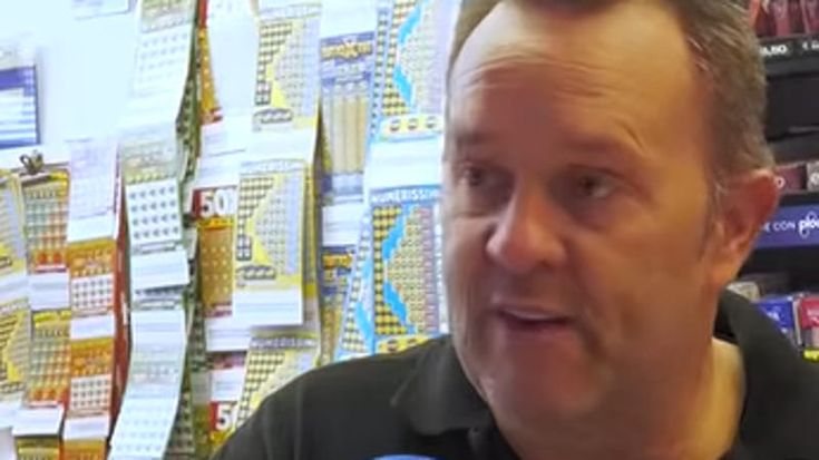 Wins two million on a scratchcard, then heads to the factory as he does every morning