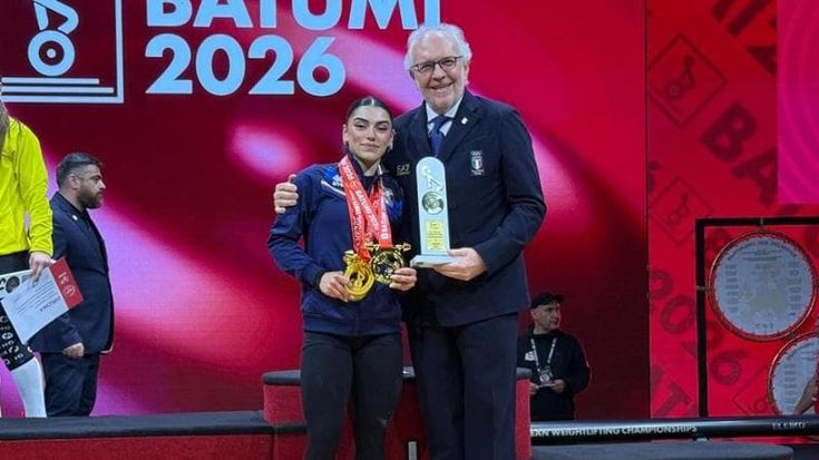 Giulia Imperio, che ritorno: oro europeo nel sollevamento pesi dopo due anni di assenza
