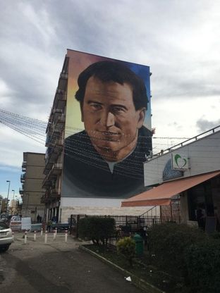 Don Bosco diventa un murale: a Foggia la street art dedicata al santo