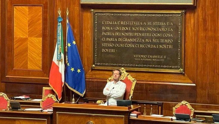 Senato, "L'alternativa C'è" occupa l'aula di Palazzo Madama