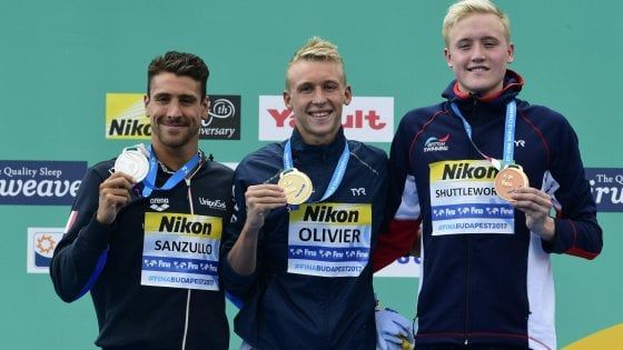 Nuoto, Mondiali: prima medaglia azzurra, Sanzullo d'argento nel fondo