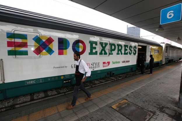 Expo Express, il treno che racconta l'evento del 2015