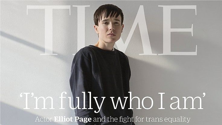 Elliot Page, primo uomo trans sulla copertina di 'Time'