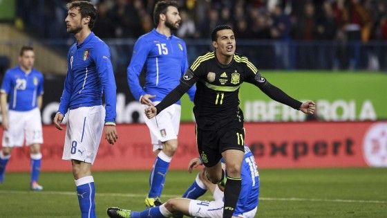 Spagna-Italia 1-0, Pedro stende gli azzurri