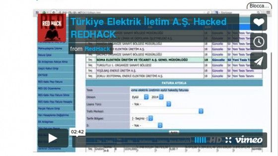 Gli hacker turchi cancellano le bollette della luce a migliaia di cittadini
