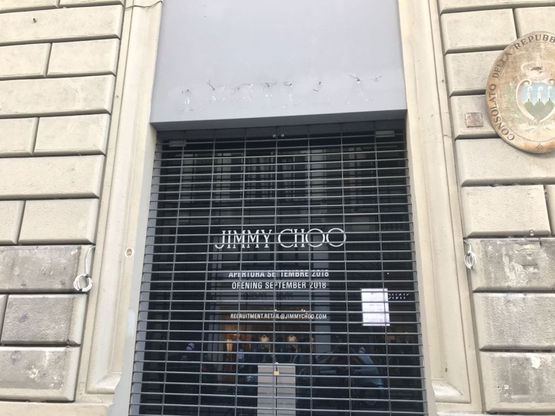 Firenze, Jimmy Choo sbarca in via Roma 