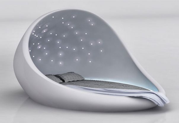 Dormire sotto un cielo di stelle: il letto &egrave; cosmico
