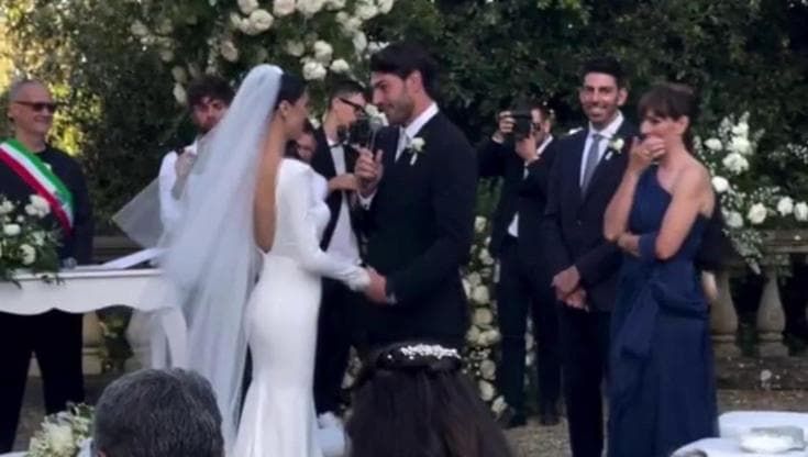 Cecilia Rodriguez e Ignazio Moser, il matrimonio in Toscana: le immagini