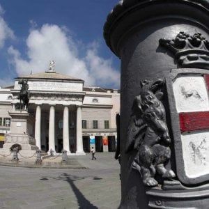 Iren illumina il Carlo Felice per la festa dell'Europa