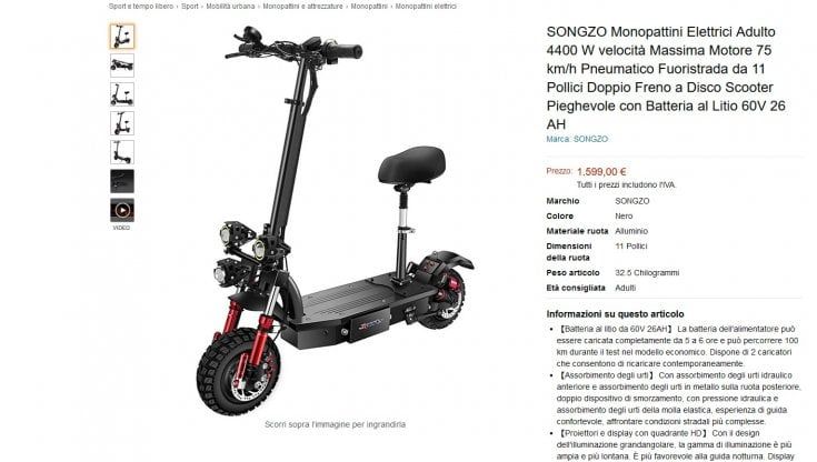 Ciclomotori camuffati da monopattini, il giudice di Milano blocca la vendita su eBay e Amazon