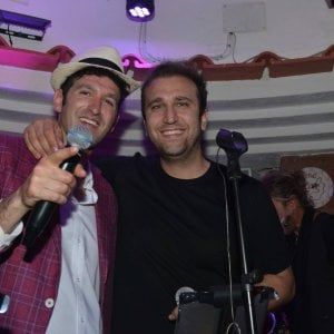 Capri, Caterina Balivo e Pio D'Antini con Guido Lembo all'Anema e core