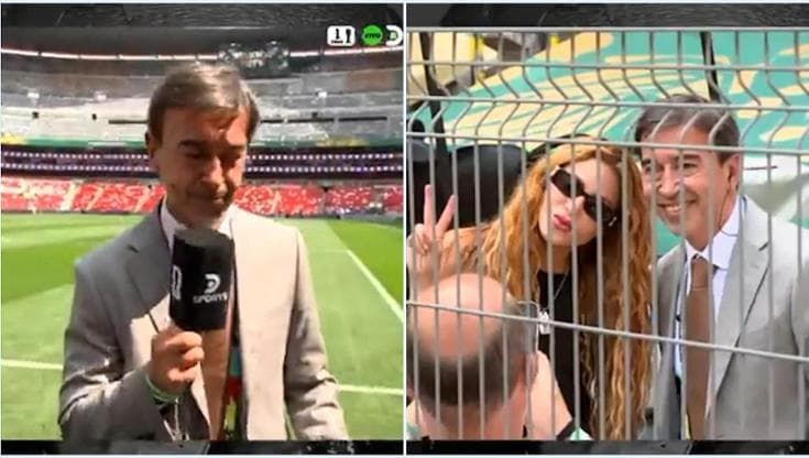 Mondiali, giornalista argentino interrompe il collegamento per andare a farsi un selfie con Shakira