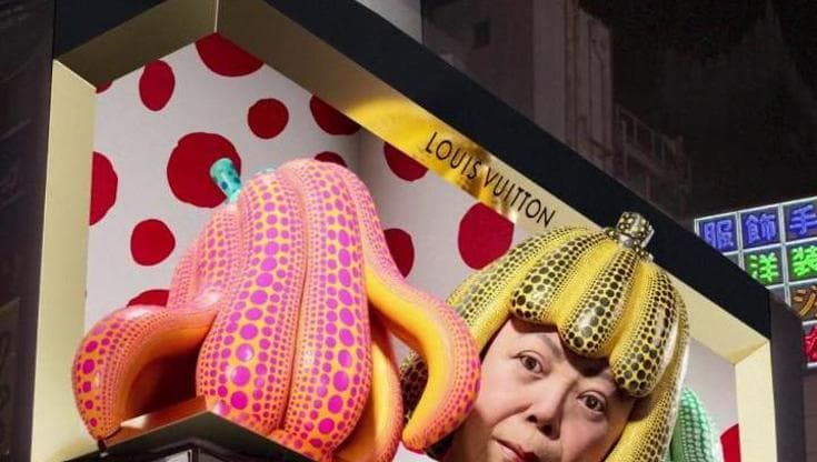Kusama-zucca nel trailer dell'ultima campagna per Vuitton