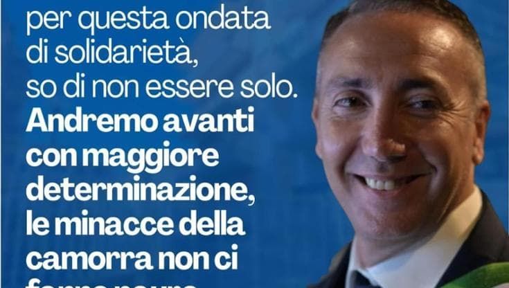 Quarto, il sindaco minacciato ringrazia per la solidarietà: “La camorra mi fa schifo, nessuna paura”