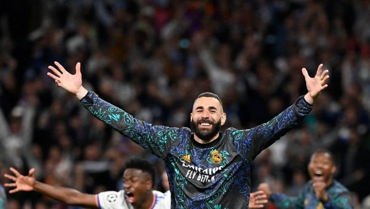 Benzema, notte da record: raggiunti Ronaldo e Lewandowski: ''Ci vediamo in finale''