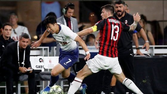 Icc, il Milan perde 1-0 contro il Tottenham. Bonucci resta in panchina 