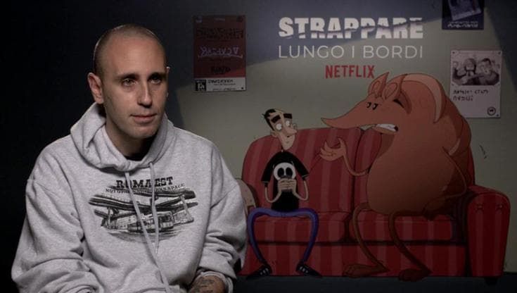 Zerocalcare porta alla Festa di Roma la serie Netflix: "La fragilità è uguale a Roma come in Giappone”.  
