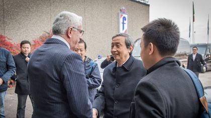 Il Vice Primo Ministro cinese Ma Kai in visita alla Pininfarina