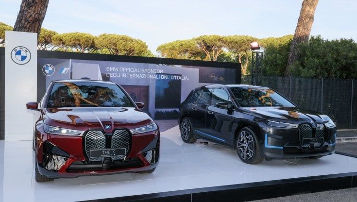 La Bmw iX protagonista agli Internazionali d’Italia di tennis
