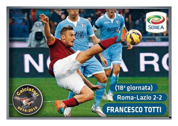 Panini, la prodezza di Totti diventa una figurina