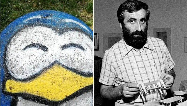 Enzo Mari, lo street artist Pao lo ricorda con i suoi pinguini: "E' stato lui a inventare i panettoni stradali che dipingo"