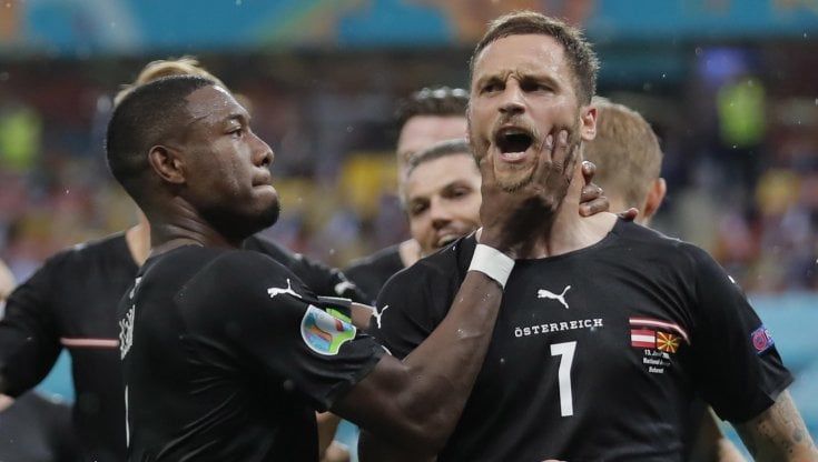 Europei, Austria-Macedonia del Nord 3-1: Gregoritsch e Arnautovic entrano e decidono nel finale