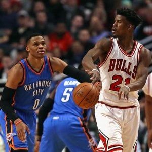 Basket, Nba: Westbrook ferma la rincorsa di Chicago, rottura New York-Rose