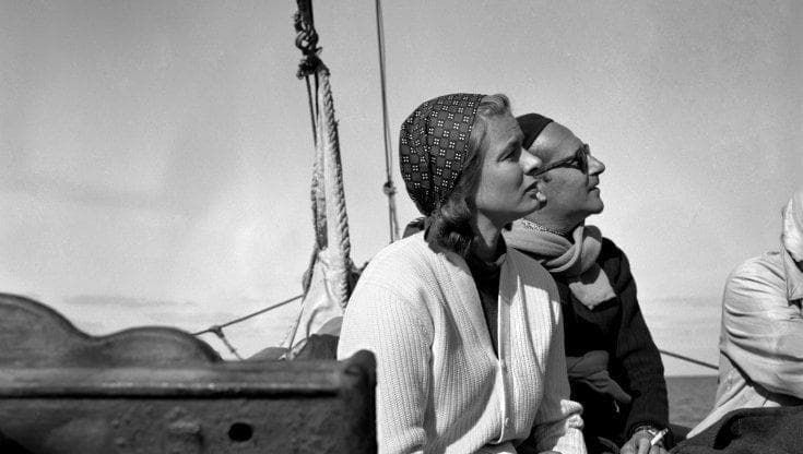 Ingrid e Roberto, un film muto a Stromboli