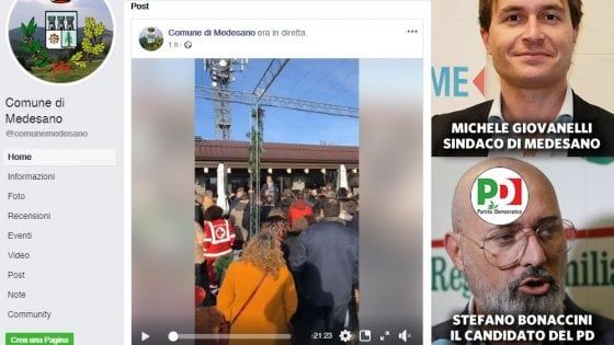 Regionali, Borgonzoni attacca: "Il comizio di Bonaccini sulla pagina fb del Comune di Medesano"