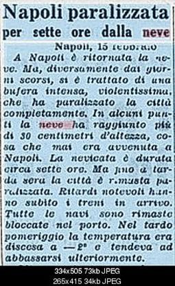 La nevicata del 1956<br />immagini d'epoca sul web<br />&nbsp;