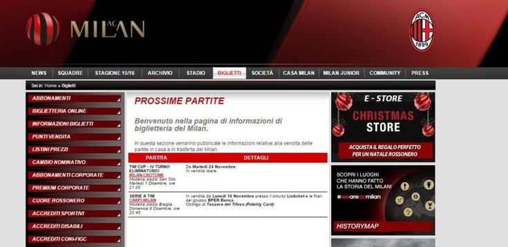 Milan, la gaffe sul sito ufficiale: San Siro si è spostato a Modena