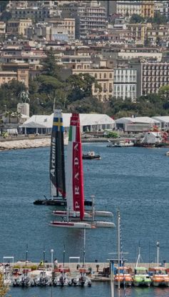 Luna Rossa, Napoli nel cuore:<br />"Qui per vincere ancora"