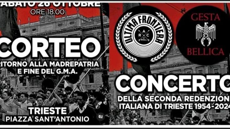 Antisemitismo e elogi a Priebke, a Trieste due gruppi nazirock per festeggiare i 70 anni del ritorno all’Italia