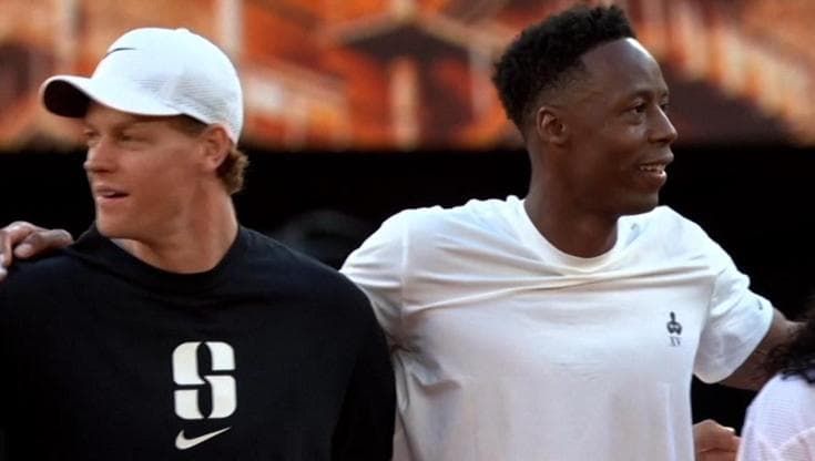 Roland-Garros: Sinner, Djokovic e la festa per salutare Gael Monfils, ultimo showman del tennis