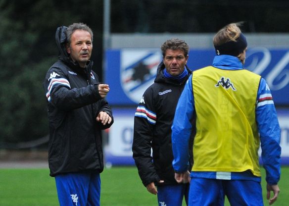Mihajlovic alla Samp<br />primo allenamento<br />&nbsp;