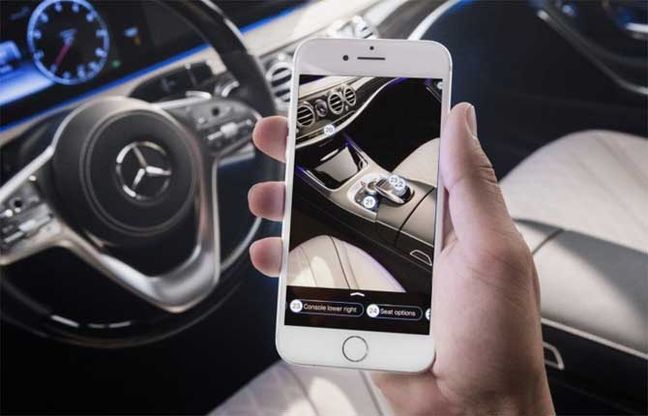 Ask Mercedes, un'app per spiegare le funzioni dell'auto