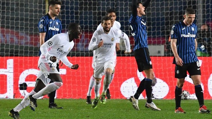 Atalanta-Real Madrid 0-1, Mendy fa crollare il muro nerazzurro