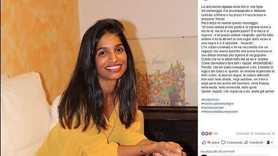 "Vicino a una nera non ci sto": il gesto razzista contro una ragazza sul treno Milano-Trieste