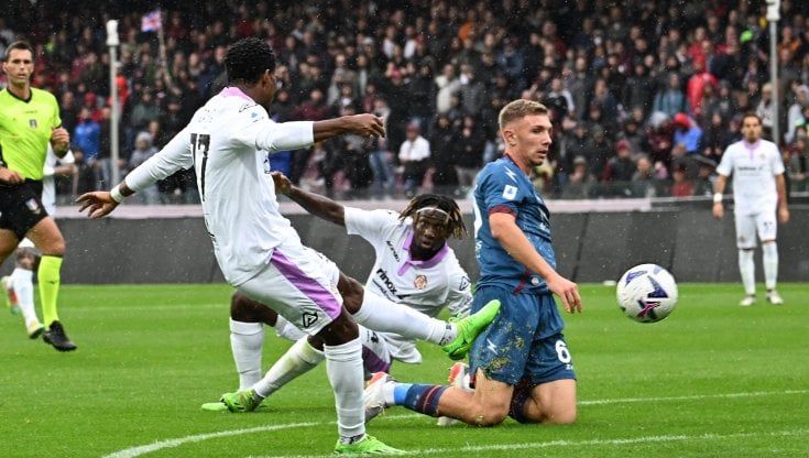 Salernitana-Cremonese 2-2: Ciofani sbaglia due volte il rigore ma trova il pari all'89'