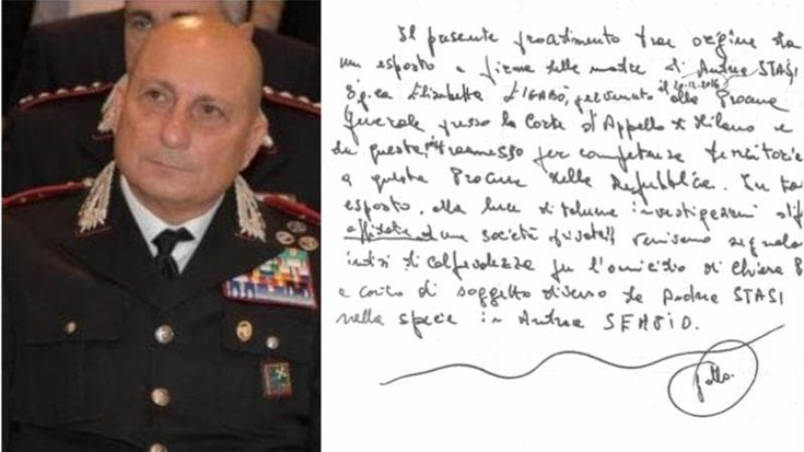 Garlasco, gli appunti sulla richiesta di archiviazione di Sempio e le foto del comandante Pappalardo