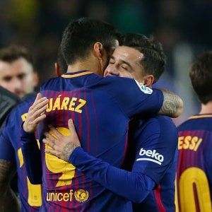 Spagna, Coppa del Re: rimonta Barcellona, blaugrana in semifinale con Suarez e Messi