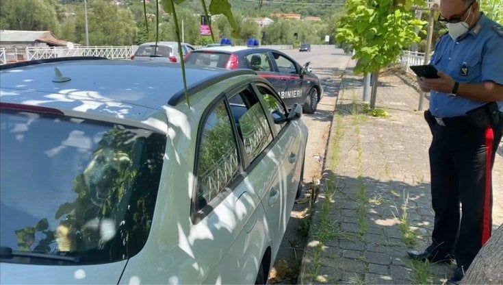 Cane in auto sotto il sole: salvato dai carabinieri a Palinuro