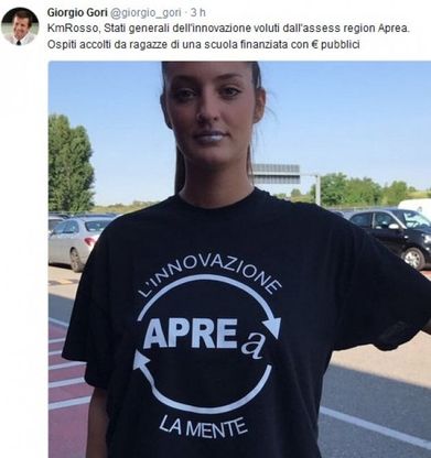 Bergamo, la T-shirt col nome dell'assessora: polemica agli Stati generali dell'Innovazione