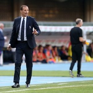 Juventus, Allegri: "Con la Lazio è la prima partita vera. Ronaldo? Esempio per i giovani"
