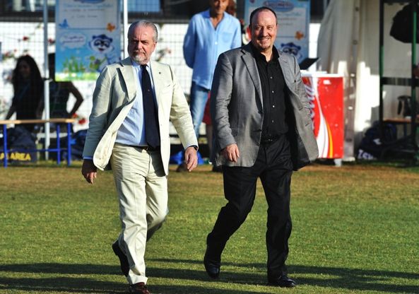 Benitez lascia Castel Volturno<br />a bordo di un elicottero<br /><br />&nbsp;