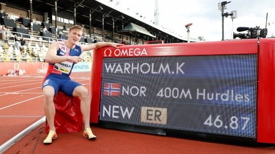 Atletica: Warholm, che doppietta a Stoccolma: domina i 400 piani e ostacoli