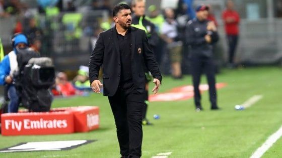 Milan, Gattuso: "Primi venti minuti imbarazzanti"